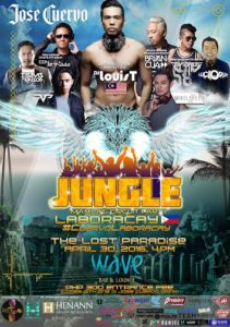 Jungle Circuit Party Boracay poster. Gay travel guide featuring DJs, beach scene, and event details. Manila's circuit party in paradise.