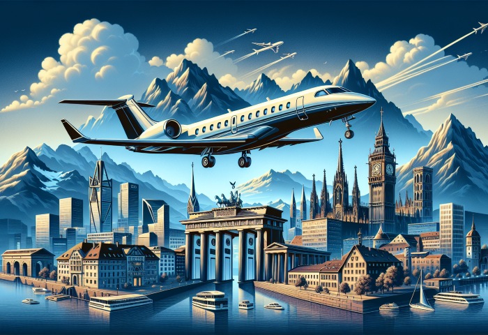 Private jet over LGBTQ-friendly destinations. Gay travel: jet experience over iconic landmarks. Top gay destinations accessible by private jet.