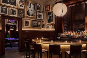 The New York EDITION gay-friendly hotel bar. Stylish interior with a pool table, art-filled walls, and a well-stocked bar. Upscale vibe.