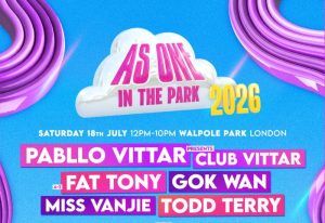 As One In The Park Festival promo. London's LGBTQ+ festival, Walpole Park. Gay travel event poster, 700X480-1.jpg.