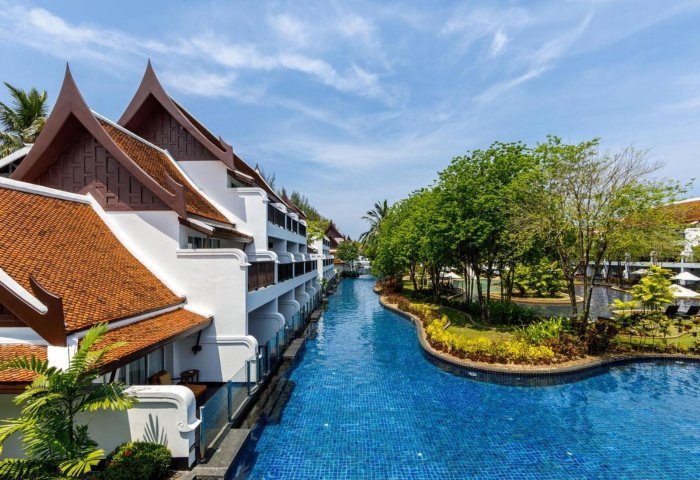 JW Marriott Khao Lak Resort & Spa pool view. Tropical gay travel destination with unique architecture and serene waters. 428495464.jpg