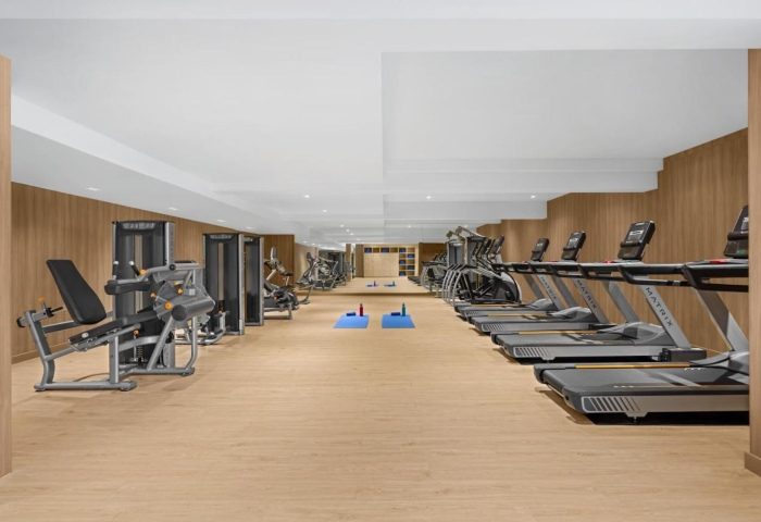 Courtyard Phuket, Patong Beach Resort gym. Treadmills, weights, & yoga mats. Fitness center at a gay-friendly Phuket hotel. 524692490.jpg