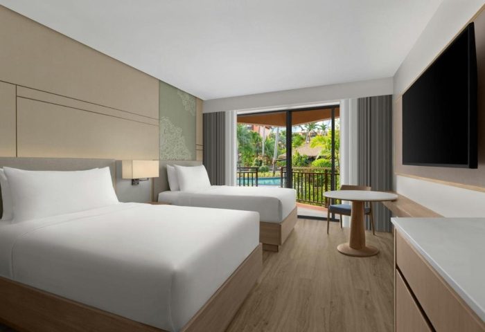 Courtyard Phuket, Patong Beach Resort room with two beds, balcony, and pool view. Gay travel in Thailand. 643394819.jpg