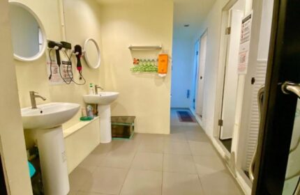 Shower and Toilet at The Cocoon Hostel Koh Samet