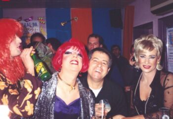 Lisbon gay bar scene: Drag queens and patrons at a lively venue. Nightlife in Lisbon, Portugal. Gay travel advice. Bar-106-Lisbon-1.jpeg