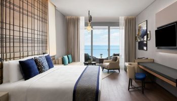 JW Marriott Hotel Istanbul Marmara Sea beachfront room. Luxury gay hotel with sea view balcony, outdoor pool. Best travel advice.