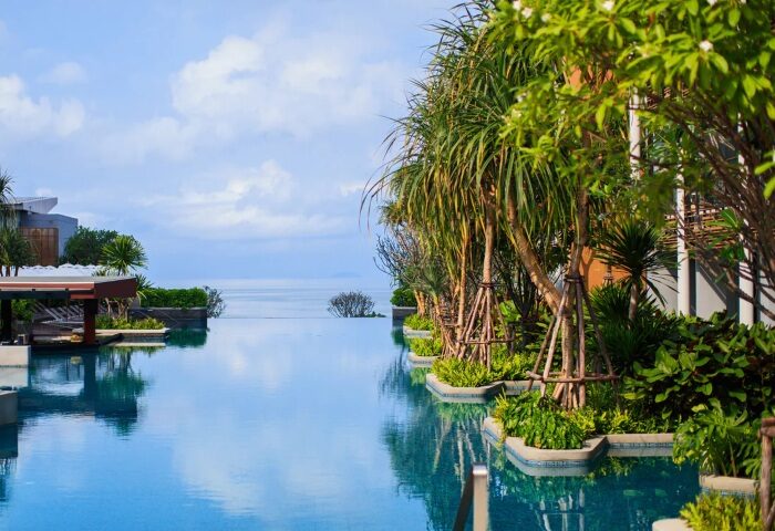 Renaissance Pattaya Resort & Spa private pool villa. Gay beachfront hotel with ocean view. Best luxury gay travel destination.