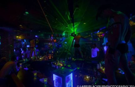 Bourbon St. Pub, Key West: Gay bar scene with live music, dancers, and laser lights. Nightlife for gay men's travel in Florida.