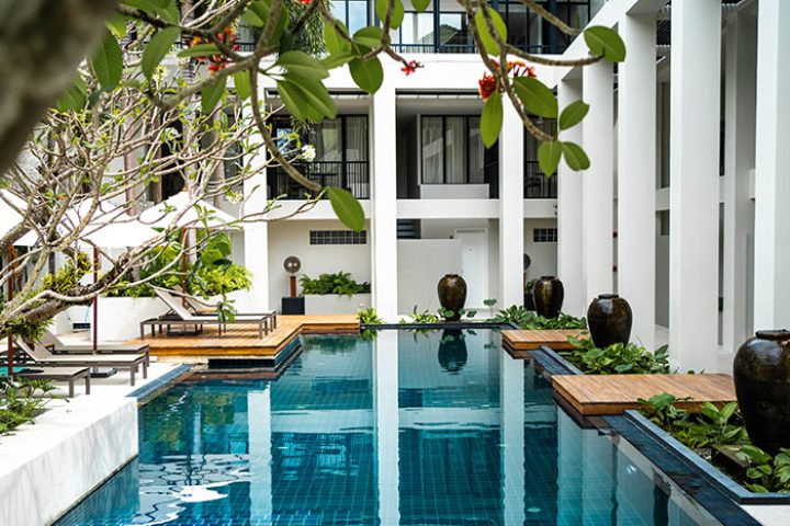 Outrigger Surin Beach Resort, Thailand. Gay hotel in Phuket with private pool suites. Cheap gay hotels for gay men travel advice.