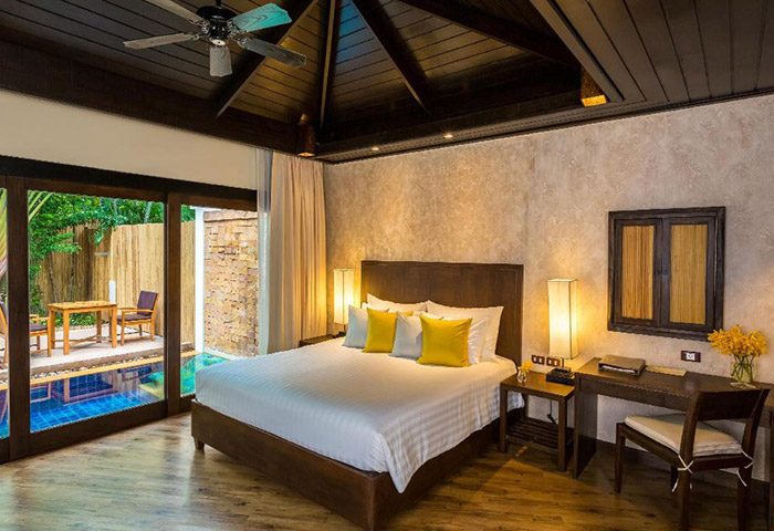 Bandara Resort & Spa pool villa, perfect for a gay honeymoon or romantic getaway. Couple's beach resort with private pool access.