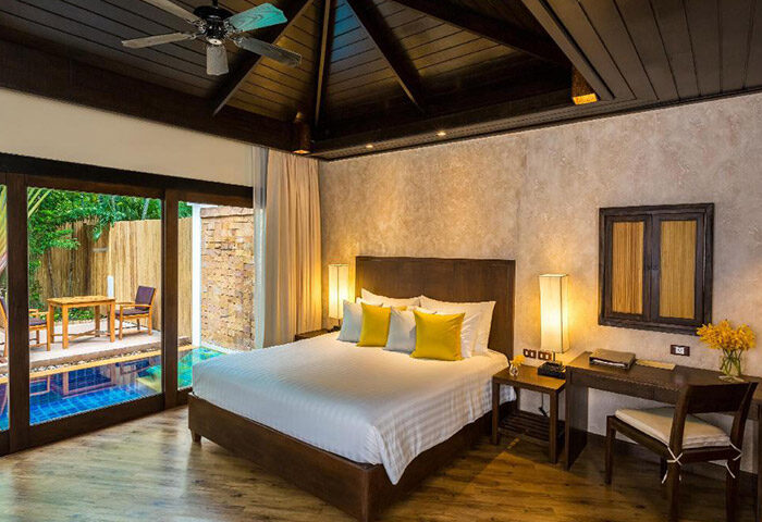 Bandara Resort & Spa pool villa, perfect for a gay honeymoon or romantic getaway. Couple's beach resort with private pool access.