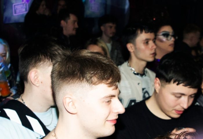 G-A-Y Manchester: Gay men at a crowded nightclub. People enjoying the nightlife scene in Manchester, UK. Gay travel advice.