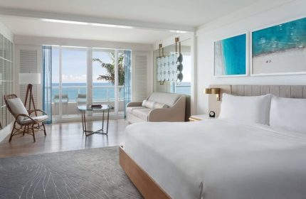 Ritz-Carlton, Fort Lauderdale: Gay-friendly hotel room with ocean view. Balcony, king bed, and modern decor. Perfect for gay travel.