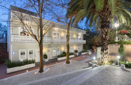 Hagia Sofia Mansions Istanbul, Curio Collection by Hilton. Gay-friendly hotel exterior view. Luxury travel in Istanbul.