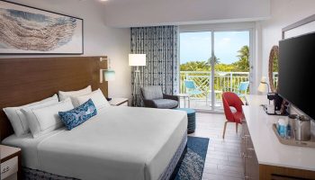 The Reach Key West, Curio Collection by Hilton hotel room. Balcony view. Gay-friendly hotel. Key West travel.