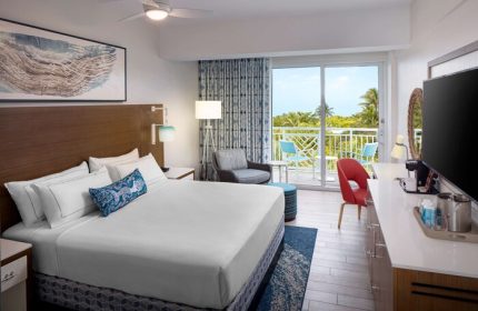 The Reach Key West, Curio Collection by Hilton hotel room. Balcony view. Gay-friendly hotel. Key West travel.