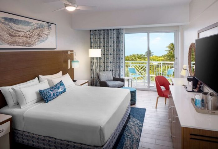 The Reach Key West, Curio Collection by Hilton hotel room. Balcony view. Gay-friendly hotel. Key West travel.