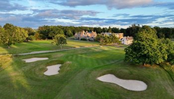 Schloss Roxburghe Hotel: Gay-friendly hotel with golf course and sand traps. Luxury travel for gay men in Scotland. Scenic landscape.