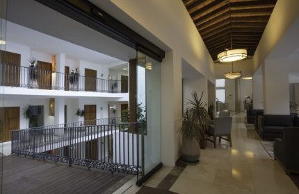 Almar Resort Luxury LGBT Beach Front Experience: Interior view of the gay-friendly, adults-only hotel, showcasing the elegant design.