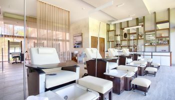 Armony Resort & Spa's luxurious nail salon. This gay-friendly, all-inclusive, adults-only MGallery hotel offers premium spa treatments.