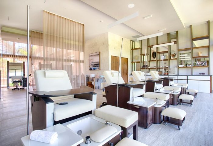Armony Resort & Spa's luxurious nail salon. This gay-friendly, all-inclusive, adults-only MGallery hotel offers premium spa treatments.