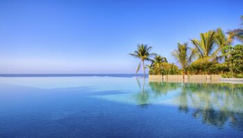 Armony Resort & Spa: Infinity pool view at this gay-friendly, adults-only, all-inclusive MGallery hotel. Perfect for gay men's travel.