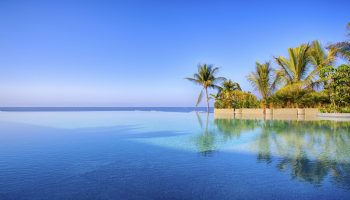 Armony Resort & Spa: Infinity pool view at this gay-friendly, adults-only, all-inclusive MGallery hotel. Perfect for gay men's travel.