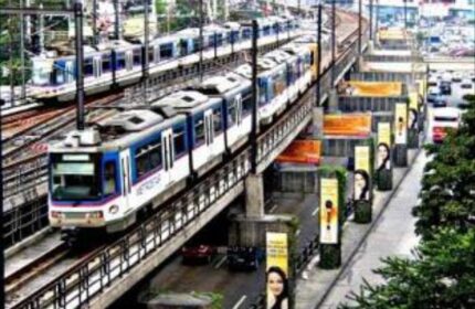 Ascott Makati: An elevated train passes by in Makati. A gay-friendly hotel near public transport for easy access to city attractions.