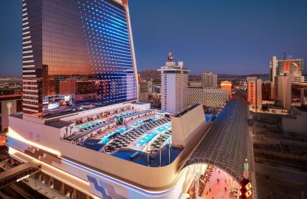 Circa Resort and Casino, an adults-only, gay-friendly hotel in Las Vegas. Features a rooftop pool and casino.
