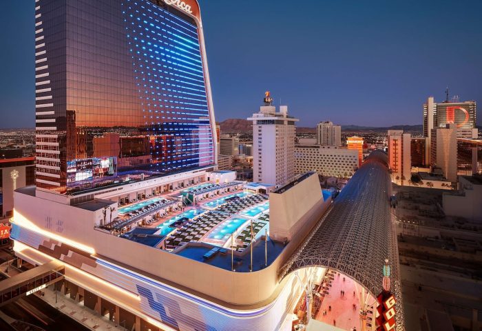 Circa Resort and Casino, an adults-only, gay-friendly hotel in Las Vegas. Features a rooftop pool and casino.
