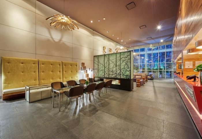 City Express Plus by Marriott Ciudad de Mexico Reforma El Angel lobby. Gay-friendly hotel interior, reception, & seating for LGBT travelers.