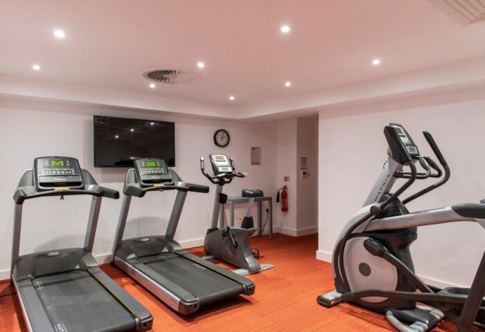 Cove Minshull Street gay-friendly hotel's gym. Treadmills, exercise bike, and elliptical machine for guests' fitness needs. Manchester travel.