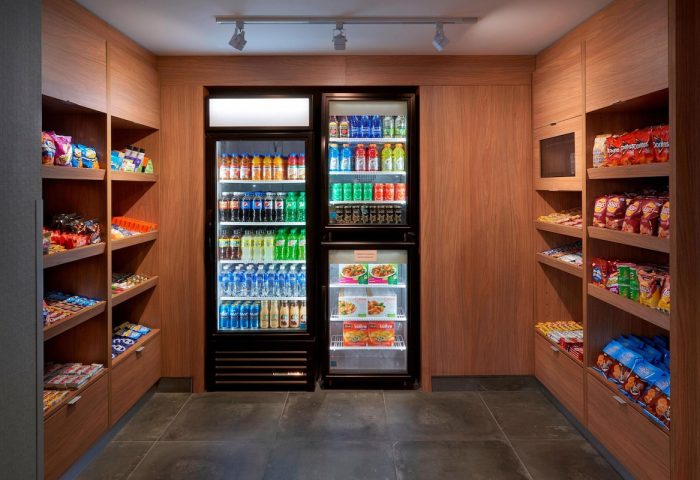 Fairfield by Marriott Montreal Downtown convenience store. Gay-friendly hotel snacks, drinks, and quick meals for a comfortable stay.