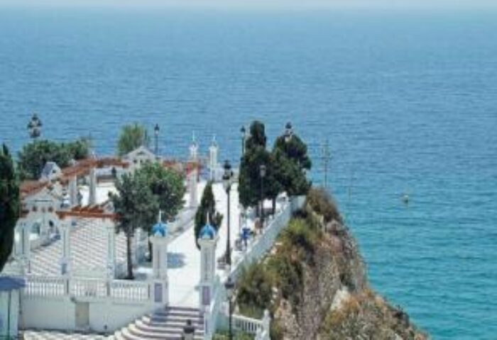Gastrohotel Boutique RH Canfali's scenic ocean view. This gay-friendly hotel offers a unique travel experience with beautiful seaside vistas.
