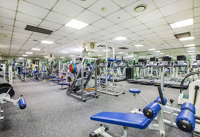 Gym at Hamilton Hotel Itaewon, a gay-friendly hotel. Fitness center with treadmills, weights, and exercise machines for gay travelers.