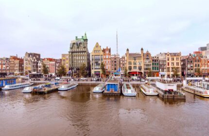 Amsterdam canal view. Gay-friendly Hotel CC offers convenient access to Amsterdam's attractions. Explore canals from this hotel.
