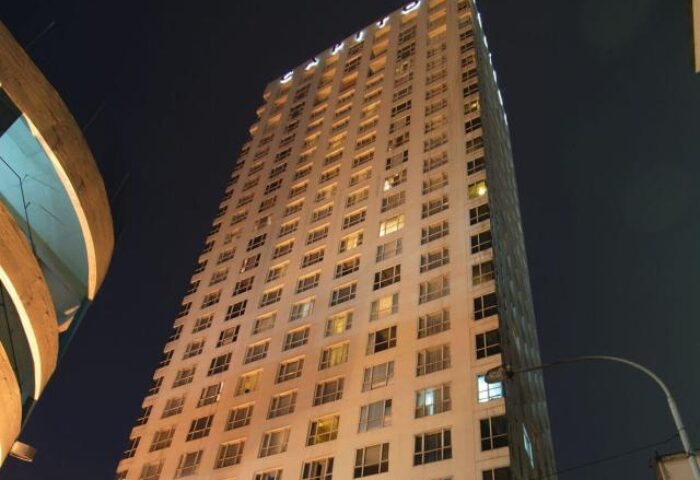 Hotel Capitol Kuala Lumpur exterior at night. This gay-friendly hotel offers a great stay for gay travelers in Kuala Lumpur, Malaysia.