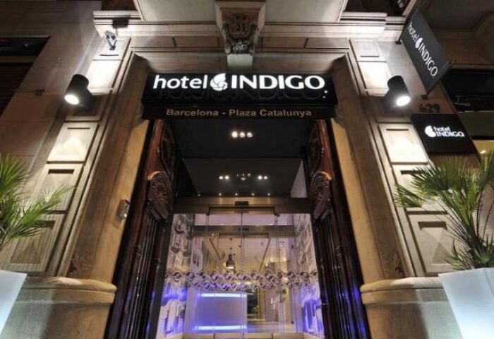 Hotel Indigo Barcelona - Plaza Catalunya entrance. Gay-friendly hotel in Barcelona's city center.