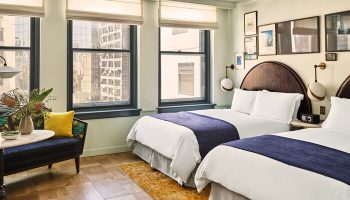Hotel Per La, Autograph Collection room with two beds, city view. Gay-friendly hotel with stylish decor, perfect for gay travel.