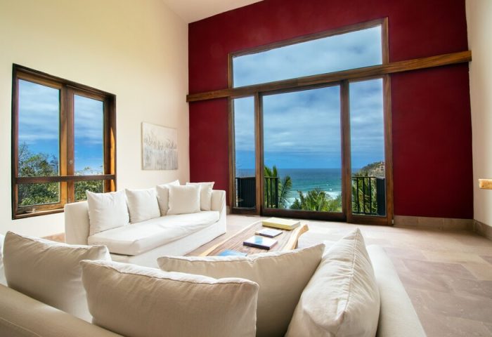 Imanta Resorts Punta De Mita gay-friendly hotel suite. Ocean view from luxury villa. Perfect for gay travelers seeking upscale accommodations.