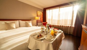 InterContinental Budapest gay-friendly hotel room service. Breakfast in bed at this pet-friendly hotel, perfect for gay travel.