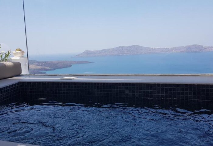 Keti Hotel's gay-friendly luxury: a private jacuzzi with stunning sea views. Perfect for gay travel & relaxation. #GayTravel #LuxuryHotel