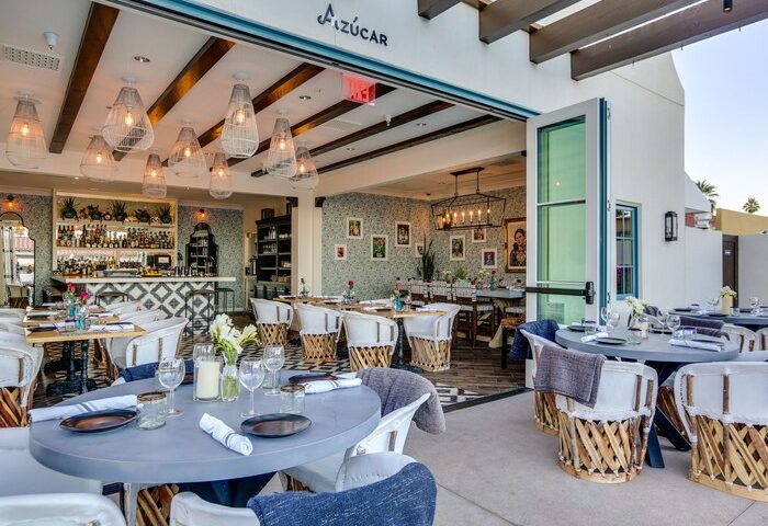 La Serena Villas, A Kirkwood Collection Hotel's Azúcar restaurant. Gay-friendly hotel dining with stylish decor and outdoor seating.
