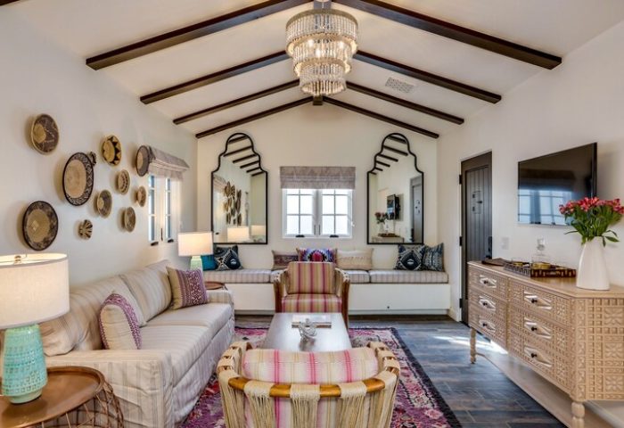 La Serena Villas, A Kirkwood Collection Hotel living room. Gay-friendly hotel interior showcasing stylish decor & comfortable seating areas.