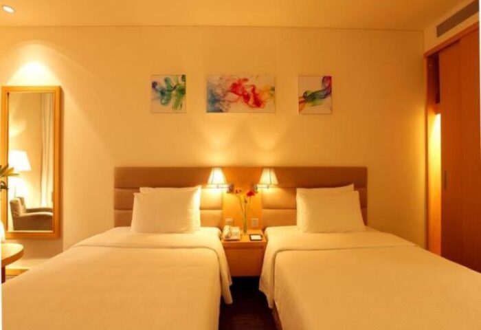 Liberty Central Saigon Centre Hotel twin room. Gay-friendly hotel in Ho Chi Minh City, Vietnam. Ideal for gay travel.