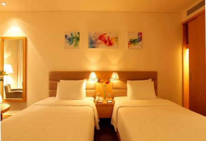 Liberty Central Saigon Centre Hotel twin room. Gay-friendly hotel in Ho Chi Minh City, Vietnam. Ideal for gay travel.