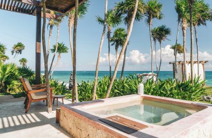 Mi Amor a Colibri Boutique Hotel Adults Only: Gay-friendly hotel with jacuzzi, beach view, palm trees. Ideal for gay men travel.