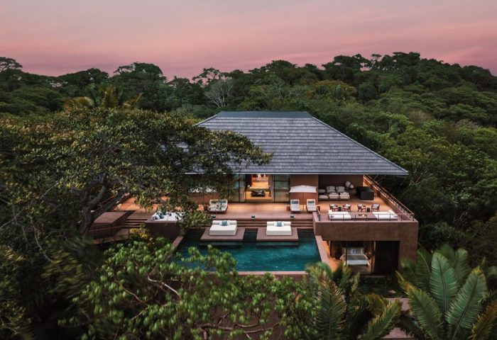 One&Only Mandarina gay-friendly hotel. Luxury villa with pool, surrounded by lush greenery. Perfect for gay travel and relaxation.