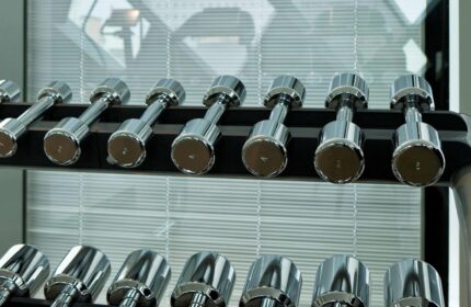 Dumbbells at SO/ Vienna, a gay-friendly hotel. Stay fit while traveling! Modern gym equipment for travelers in Vienna.