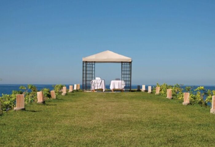 Sheraton Buganvilias Resort gay-friendly wedding venue. Ocean view gazebo for a destination wedding. Romantic setting for gay couples.